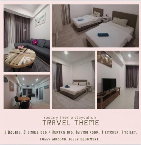 reSTARY - Travel, Sutera Avenue Infinity Pool - Imago Opposite - KK City- 2BR,6Pax 来沙旅 旅游主题公寓 - 无边际日落海景泳池 - Imago商场对面 - KK市中心 - 2���6人